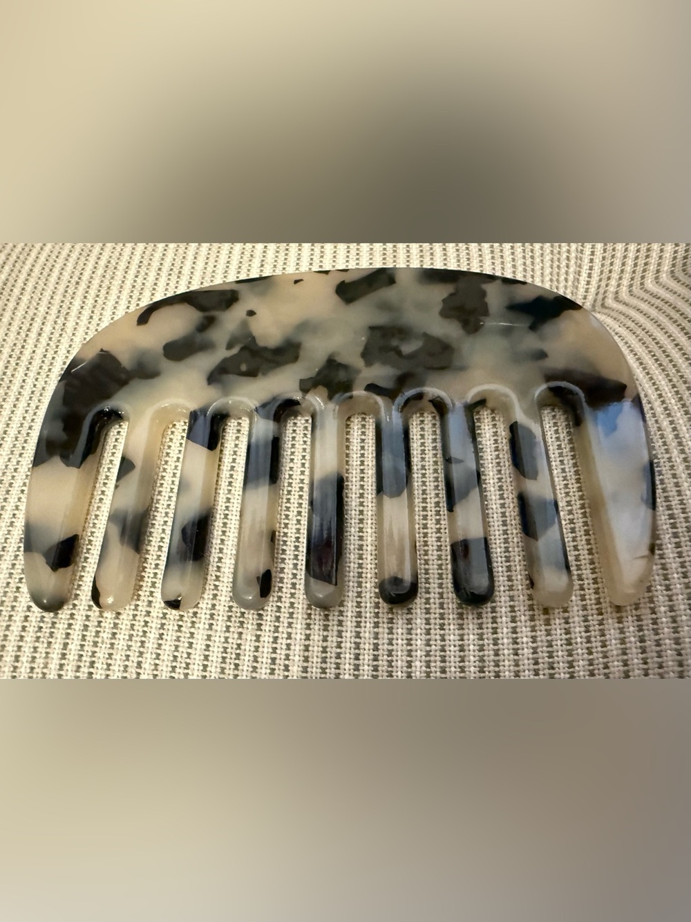 Faux Tortoiseshell Hair Comb & Round Mirror new without tag - Picture 5 of 6